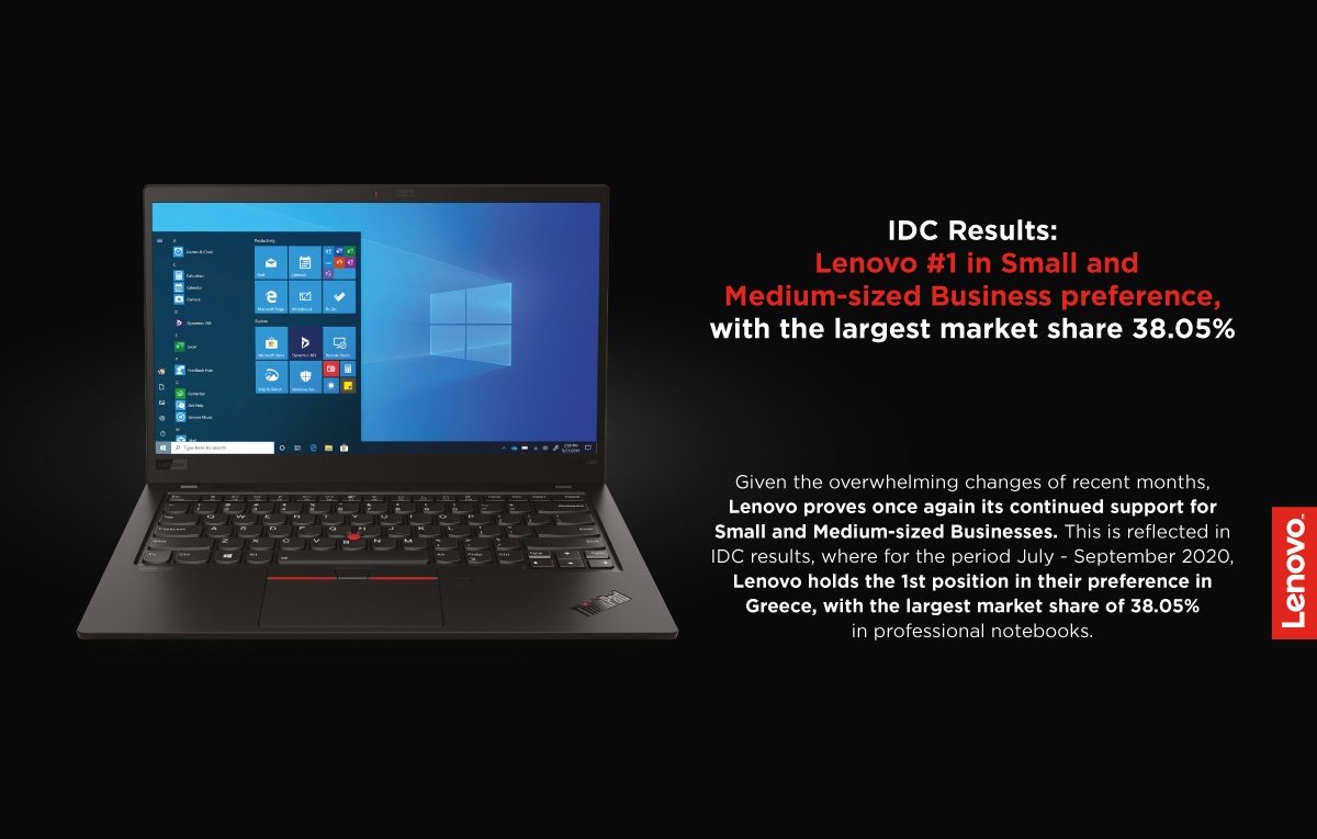 Lenovo Greece IDC Results SMBs featured